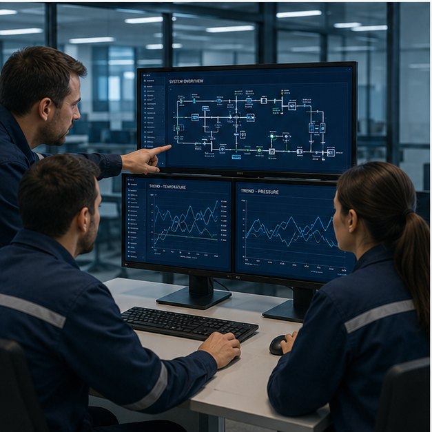 Analyse de tendances pendant la réception d’une GTB