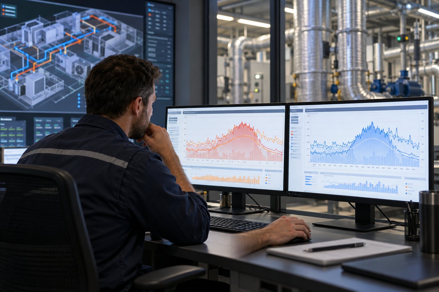 analyse des tendances hiver et été d’une GTB