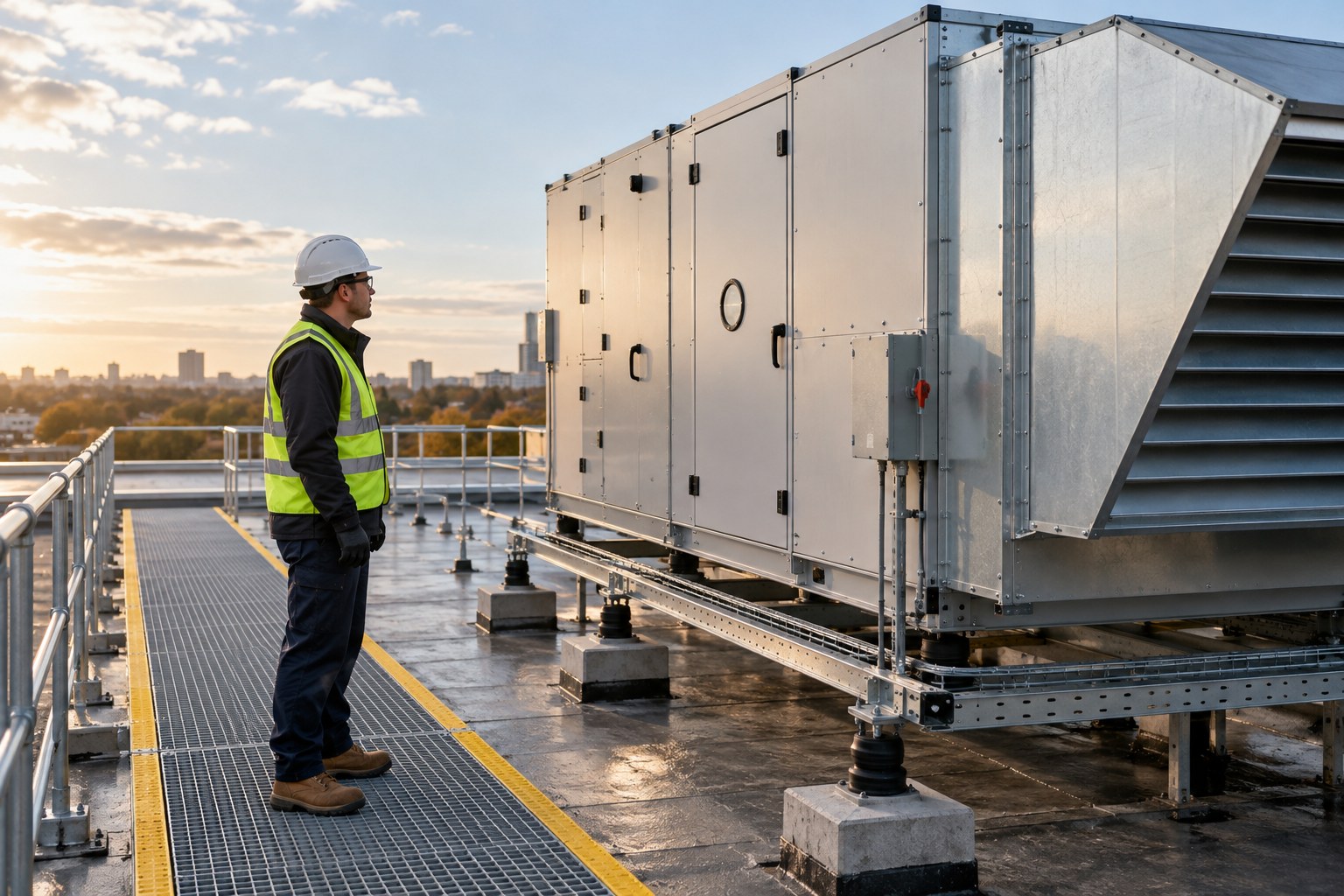 Commissioning saisonnier GTB passage en chauffage : observation d’une centrale