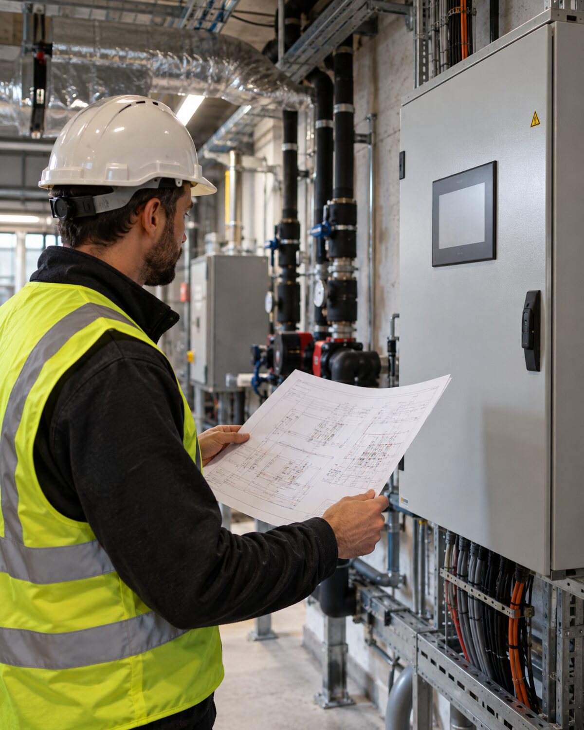 Audit GTB avant rénovation dans un local technique tertiaire