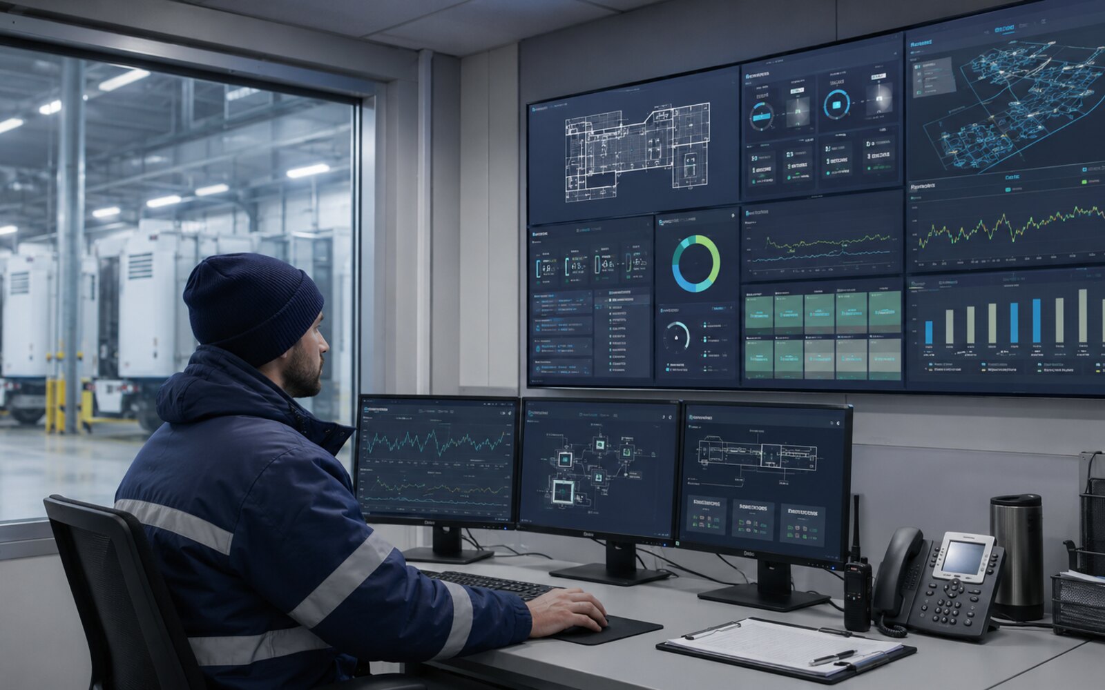 GTB froid logistique supervision températures
